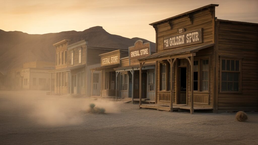 Spooky abandoned town in Death Valley said to be haunted.