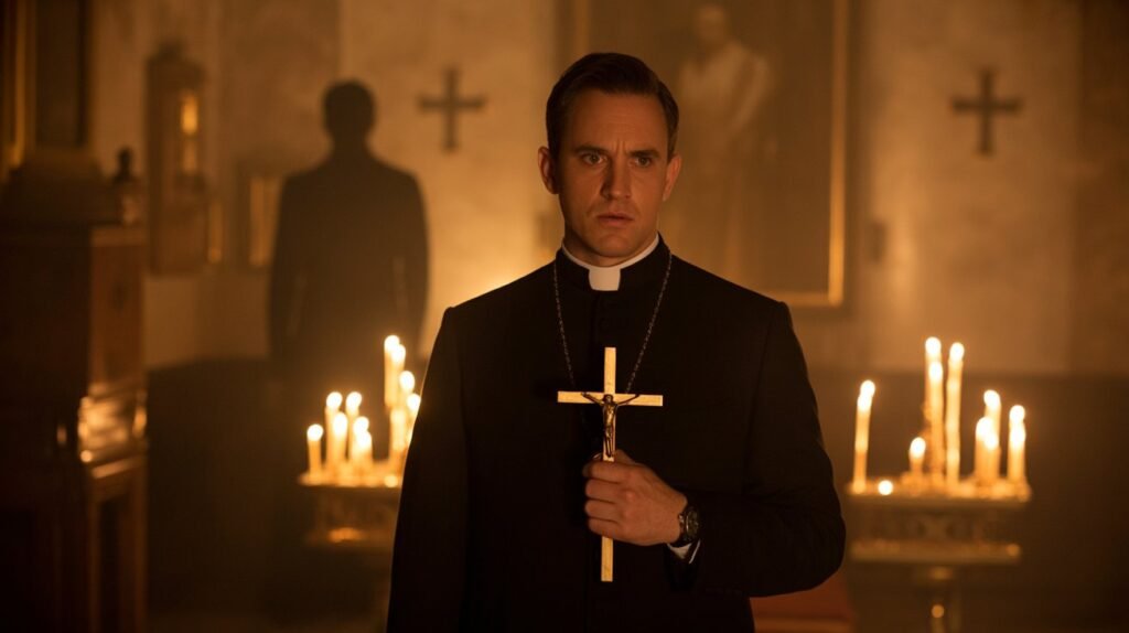 Haunted church scene inspired by the real exorcism behind a famous horror movie.