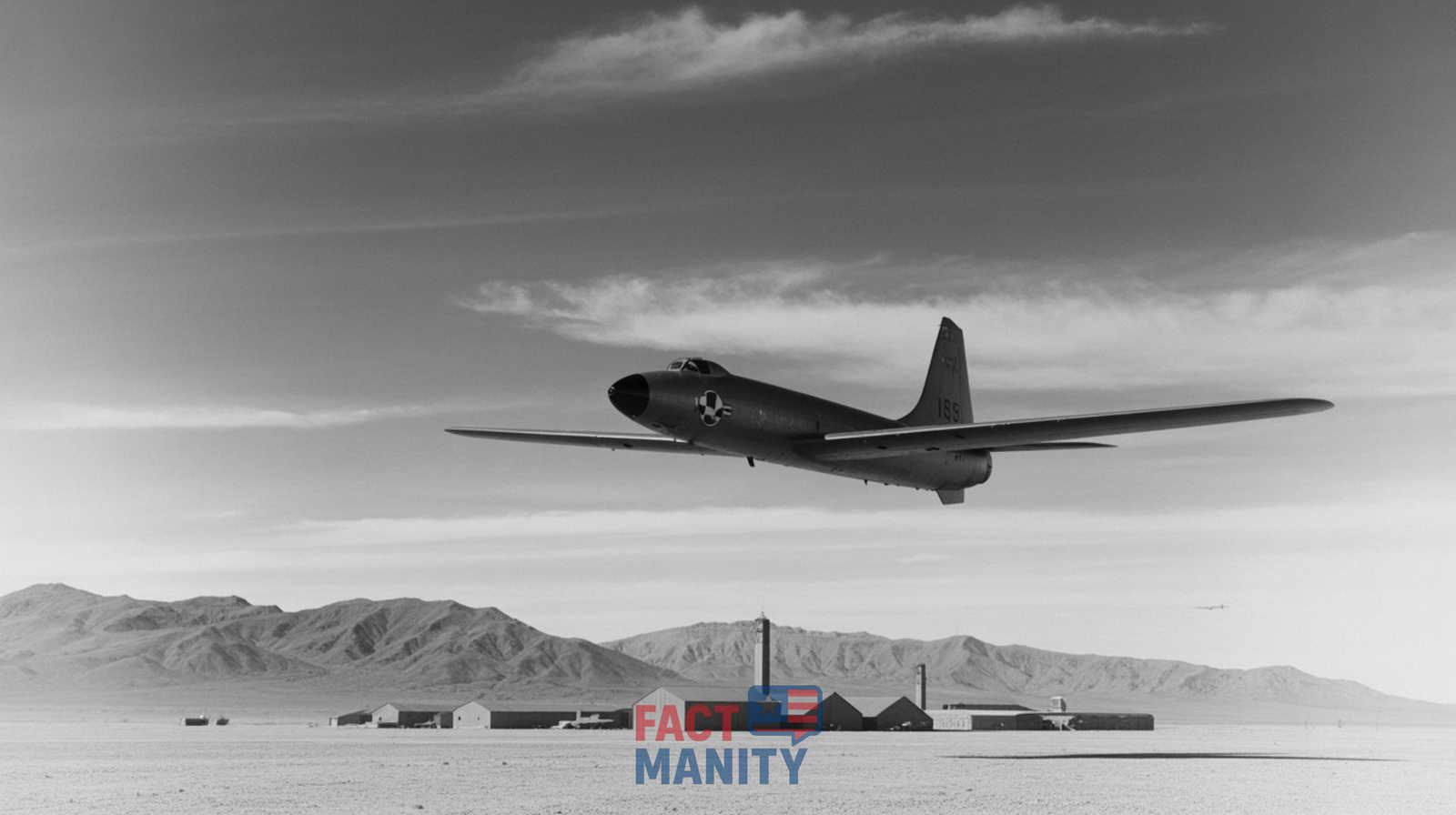 Cold War U-2 spy plane artwork representing early Area 51 testing.
