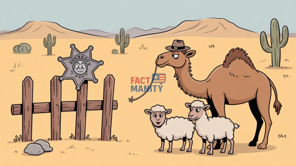 Animals in desert referencing Arizona’s historical animal laws, showing weird laws in Arizona.