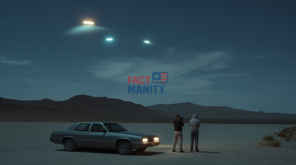 People capturing strange lights near Area 51 showing Area 51 alien pictures
