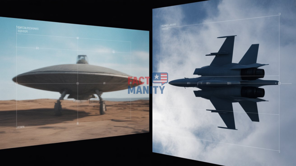 Real vs fake Area 51 alien pictures analysis