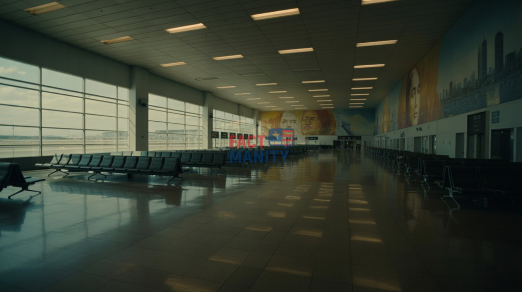 Weird airport art conspiracy at Denver International Airport