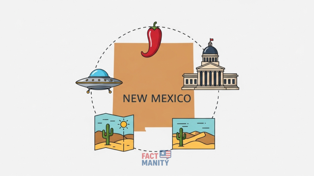 Quick facts infographic about weird laws in New Mexico