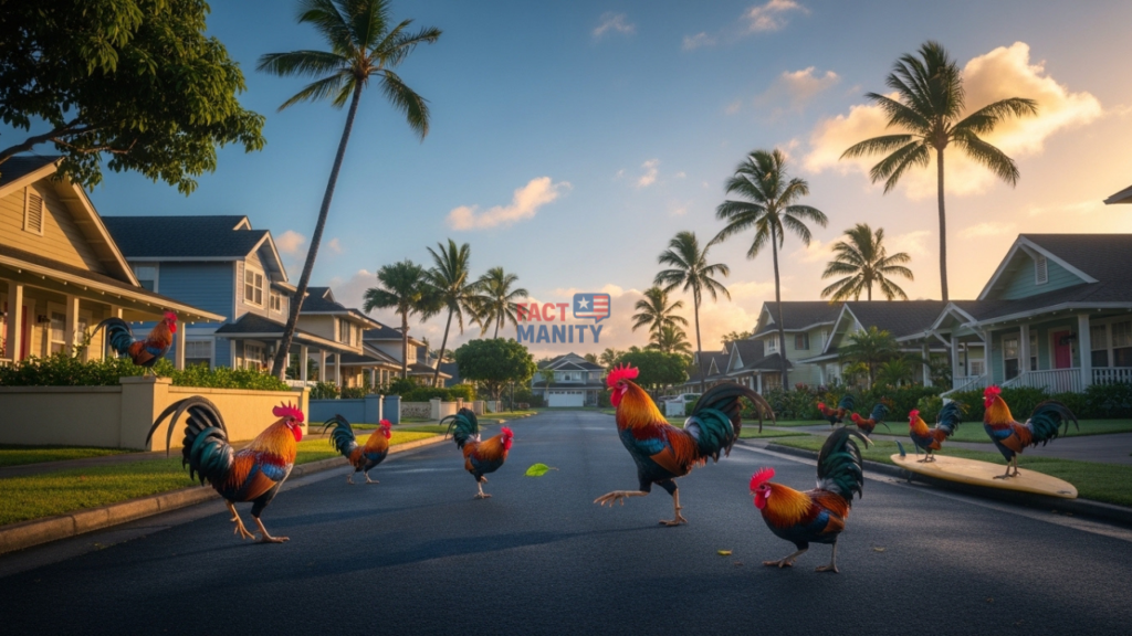 Weird laws in Hawaii involving roosters in residential neighborhoods