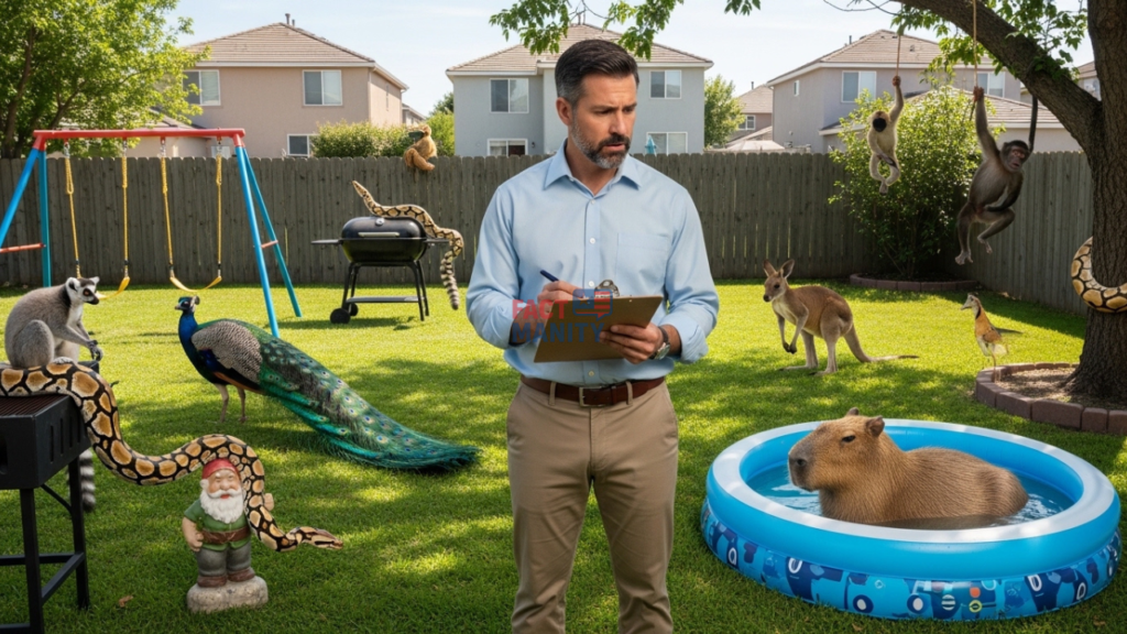 exotic animals illustrating unusual pet laws in South Carolina