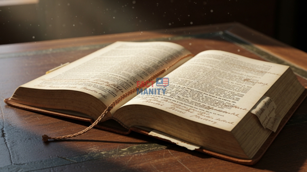 historic law book showing the origins of weird laws in Oklahoma