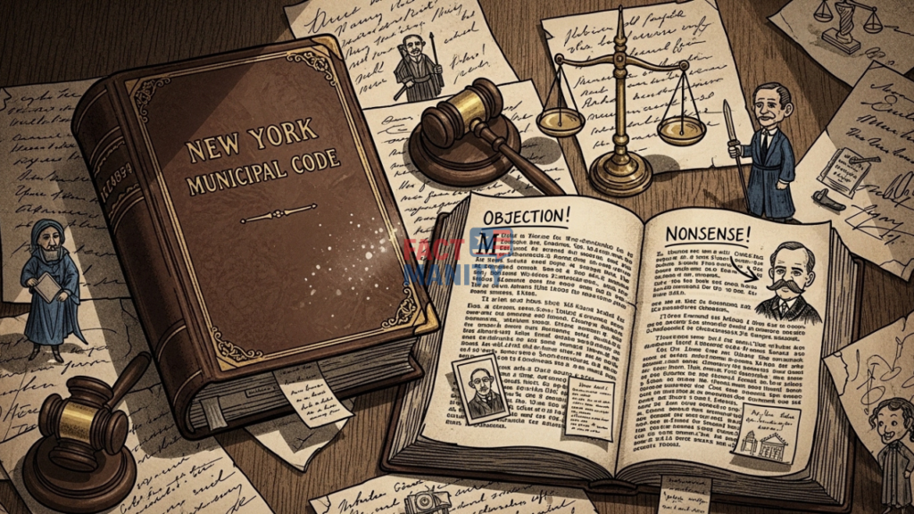 historic statutes representing old weird laws in New York legal history