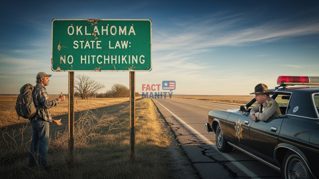 hitchhiking restrictions related to weird laws in Oklahoma