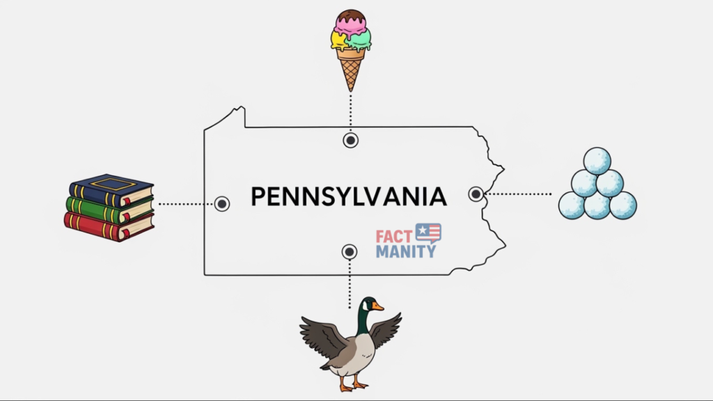 infographic of weird laws in Pennsylvania