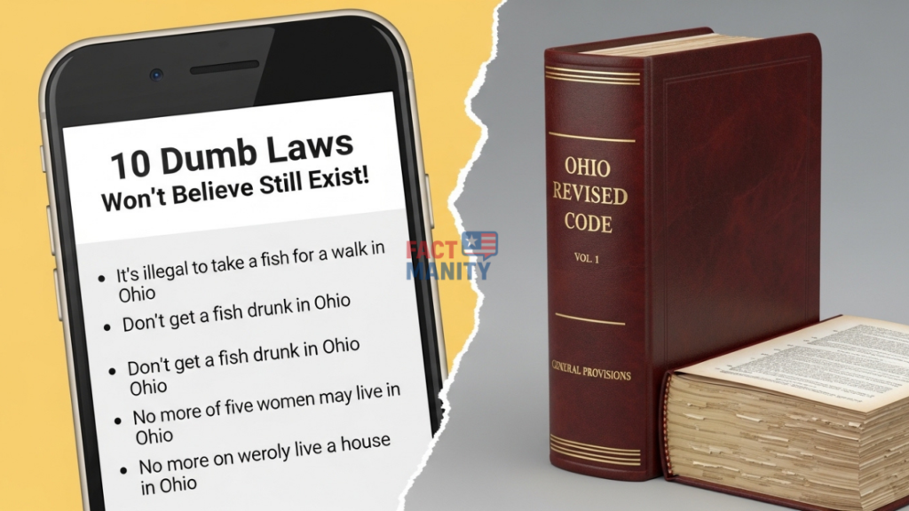 urban legends versus real statutes explaining weird laws in Ohio