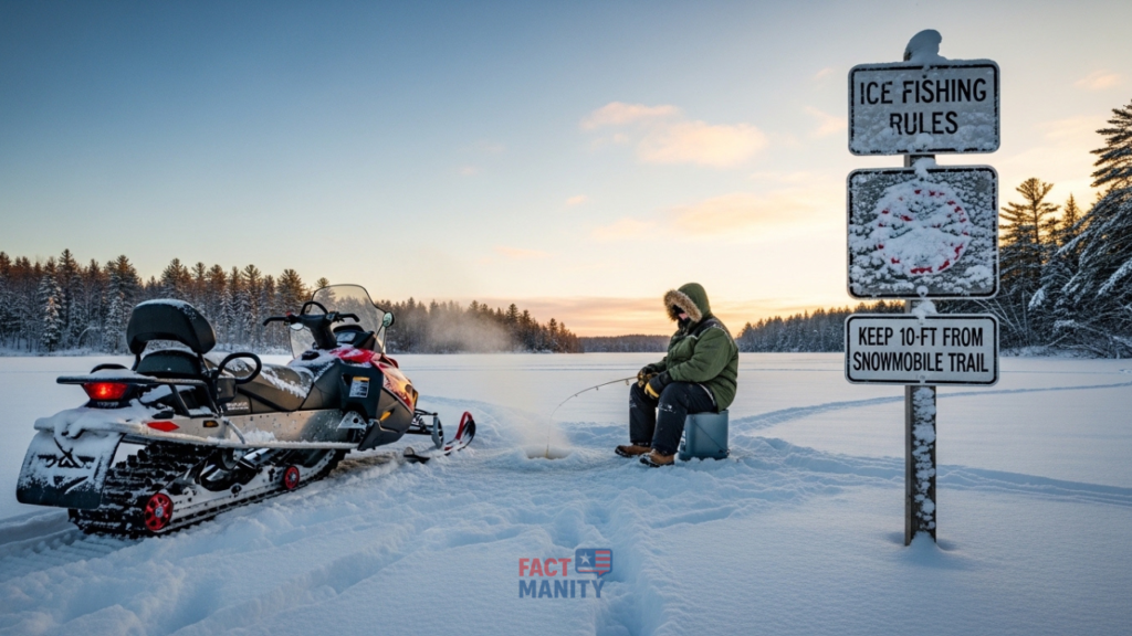 Weird laws in Wisconsin about snowmobiles and fishing rules
